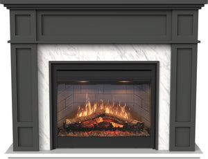 Eltham Mantle with LED Firebox